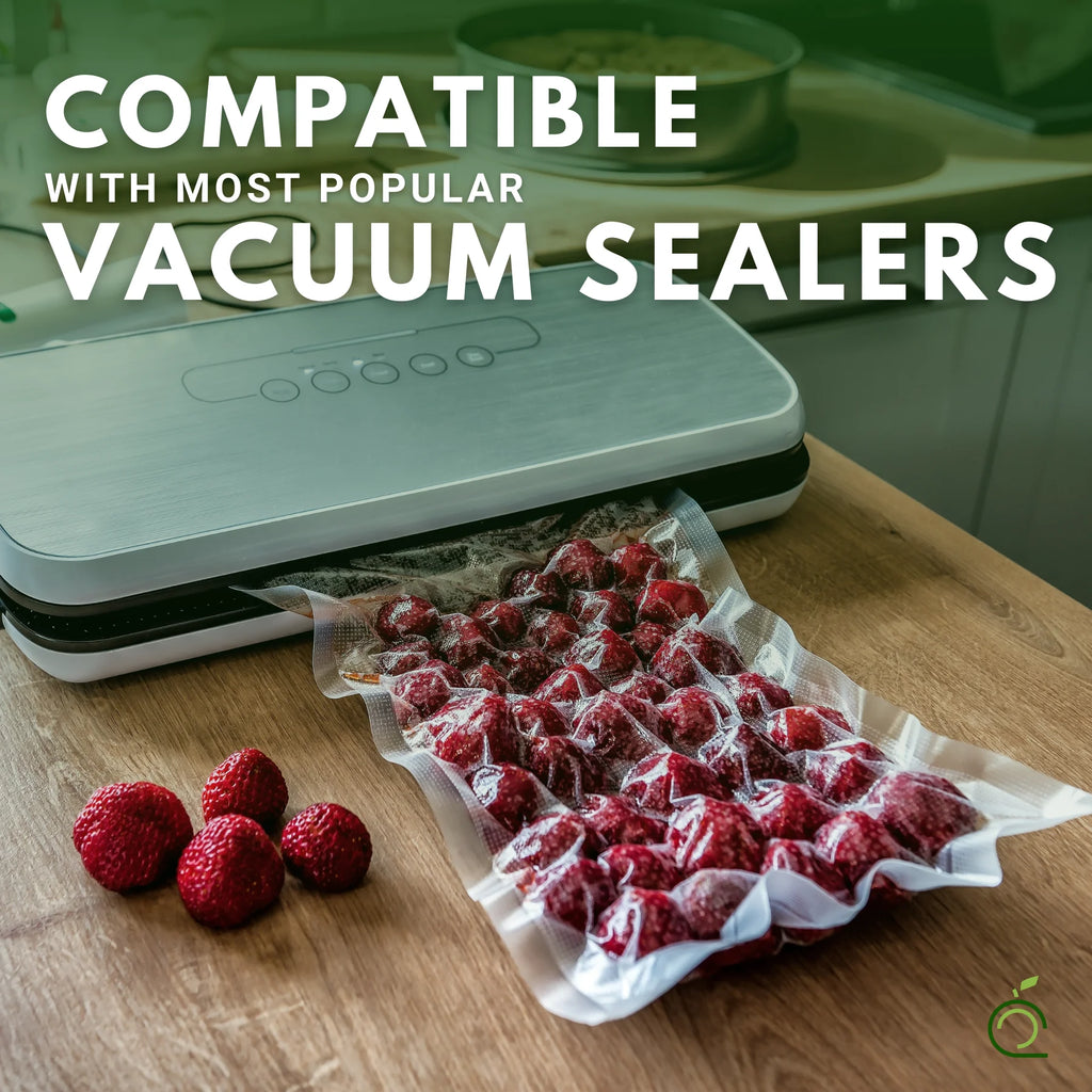 Vacuum Sealer Bags 8" x 50' (4 Count) for Food Preservation and Sous Vide T467