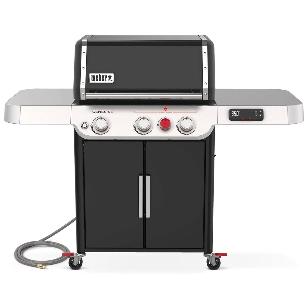 3 Burner Natural Gas Barbecue Grill, Black O257110