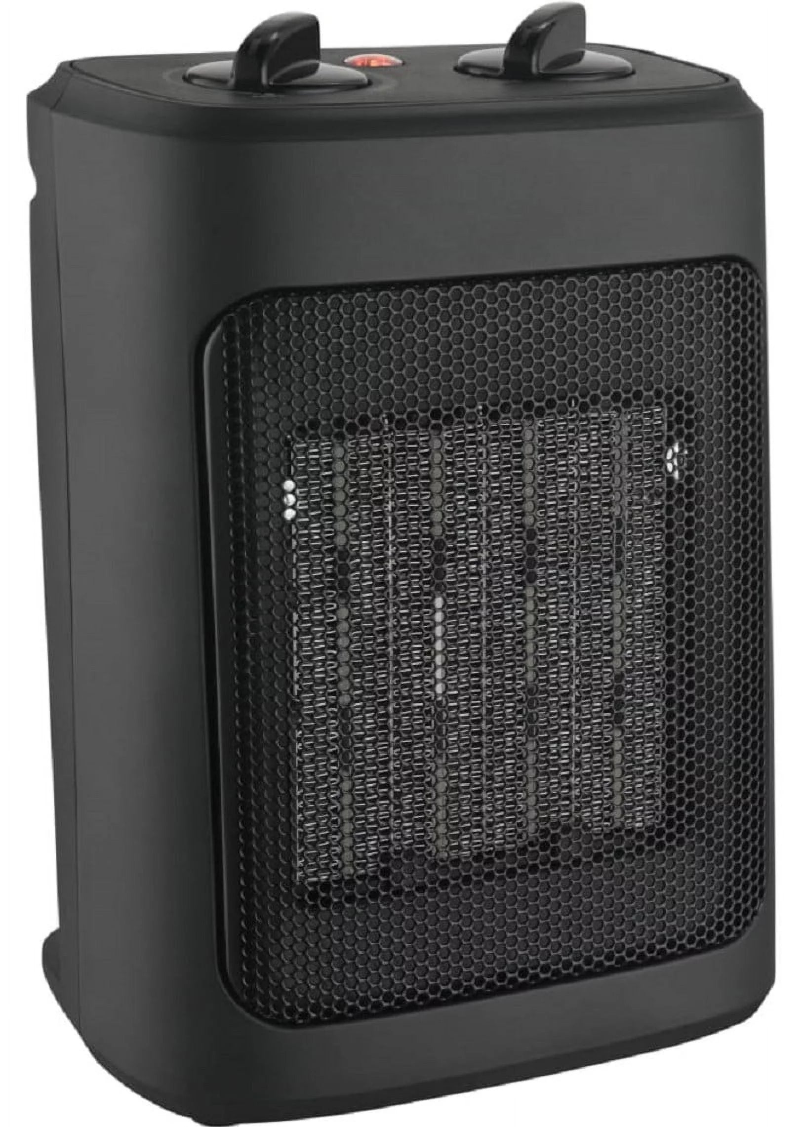 1500W Ceramic Fan-Forced Space Heater, Black K4631