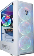 ViprTech Bandit Gaming PC - Intel Core i7 (3.90GHz), AMD RX 580 8GB, 16GB RAM, 1TB NVMe SSD, 700W PSU, Windows 10 Pro, WiFi, Bluetooth, RGB, Desktop Computer Tower White