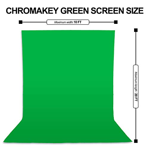 Green Screen Backdrop 6x9 FT for Photography and Streaming E243443