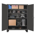 Durham Mfg Storage Cabinet,78"x72"x24",Gray,4Shlv  HDC-247278-4S95