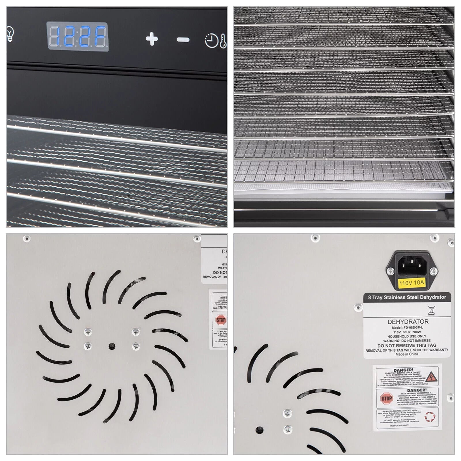 Food Dehydrator Machine for Meat Fruit Vegetable X46500