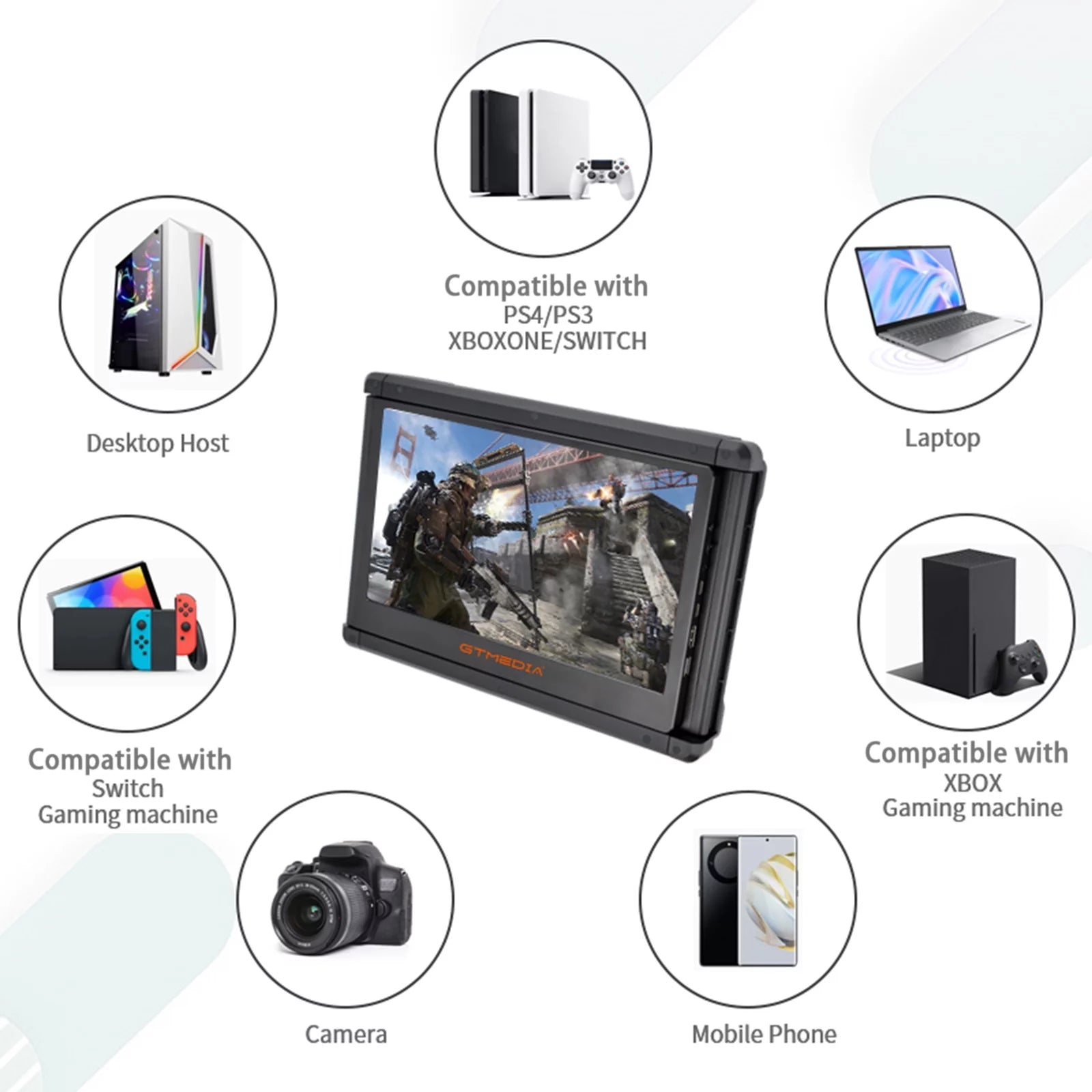 Portable Dual Screen Monitor for Laptop 11.6 Inch IPS 1080P S77576