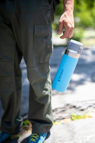Insulated Stainless Steel Water Bottle 36 oz with Push Button Lid A883