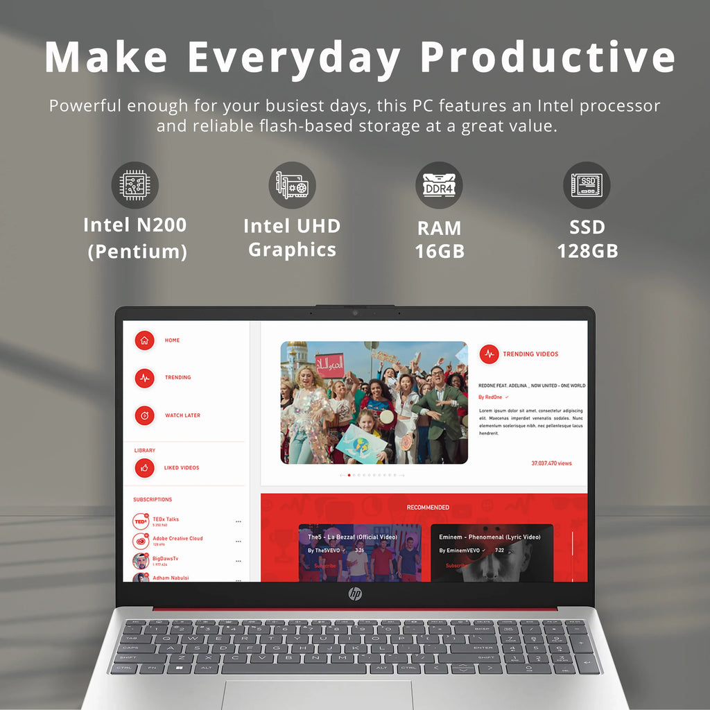15.6 Business Laptop with Intel Pentium and 16GB RAM I7878