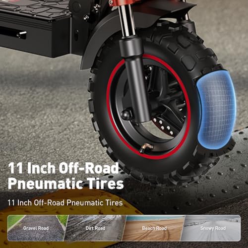 Electric Scooter for Adults, 28 MPH Top Speed, 40 Miles Range, Foldable R70187