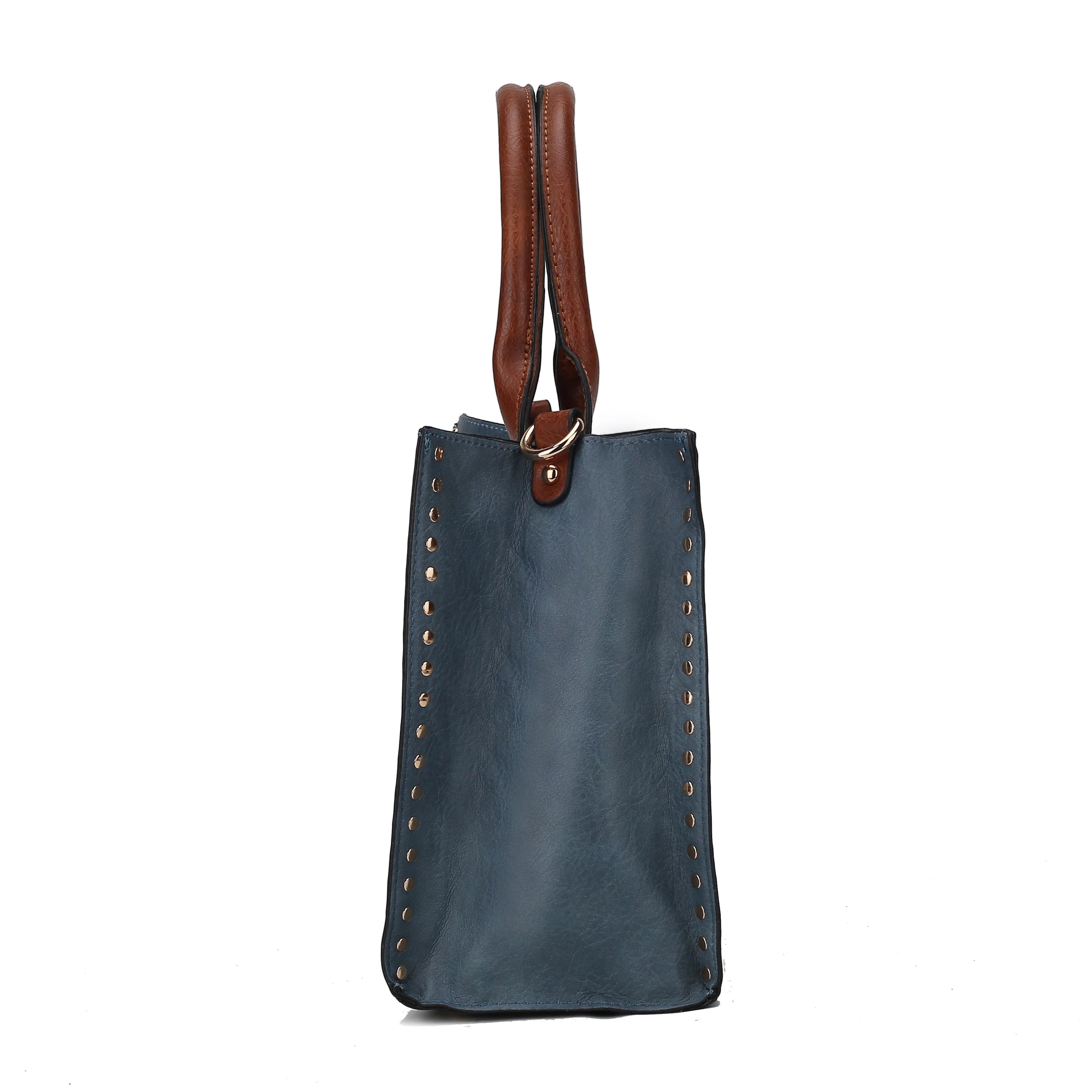 Women's Satchel Handbag with Pouch and Coin Purse Set, 3-Piece N242
