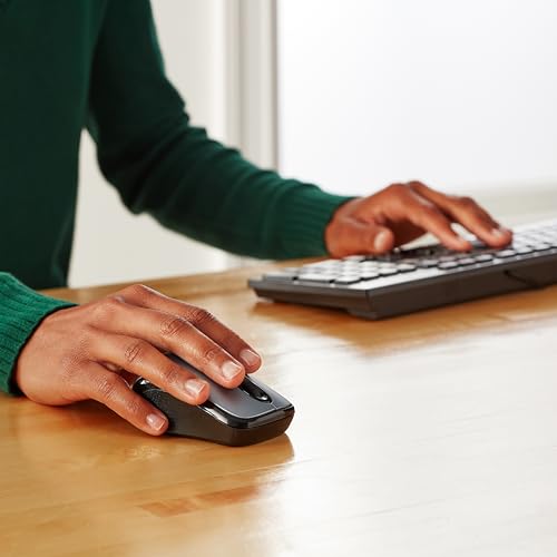 Wireless Optical Mouse with USB Nano Receiver, Black B899