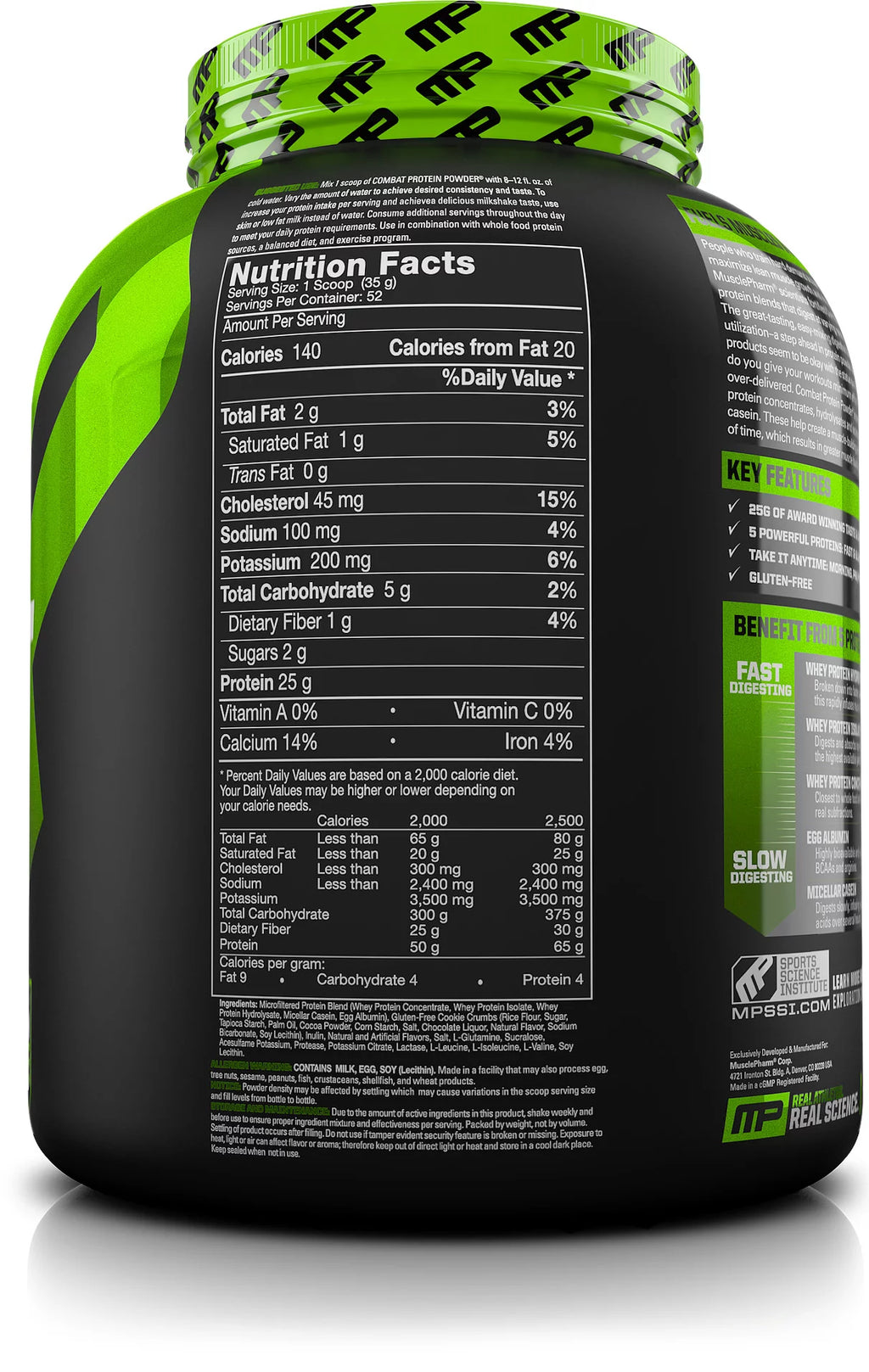 Cookies & Cream Protein Powder, 4 Lb V208877