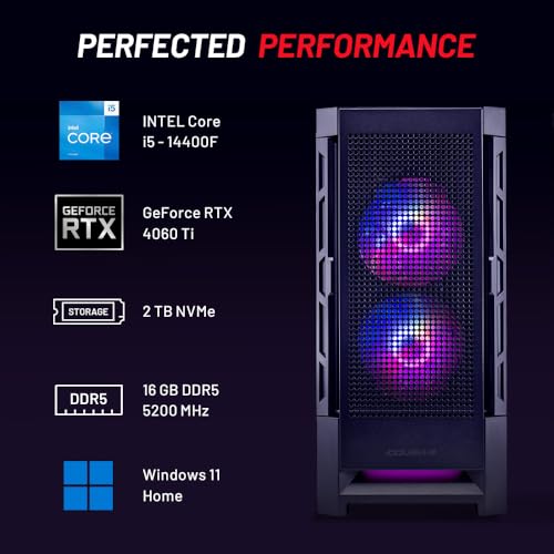 Gaming PC Desktop – AMD Ryzen 7 5700X, RTX 4070, 1TB SSD, 16GB RAM I413781