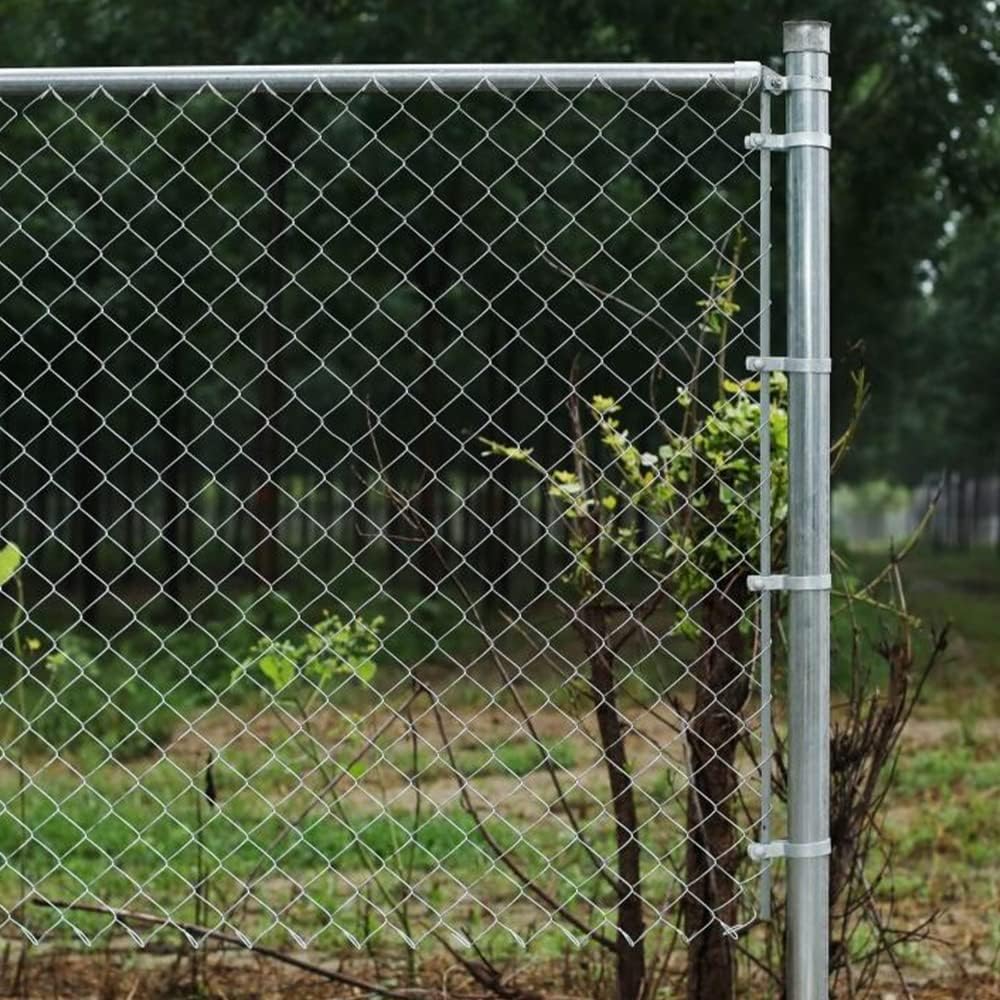 Chain Link Fence Fabric 4 x 50 ft, 12.5 Gauge, Silver G8417