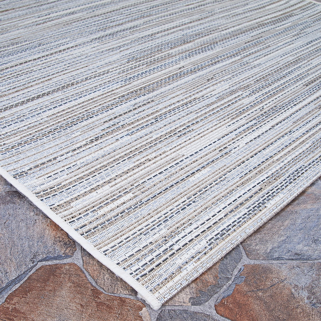 Indoor/Outdoor Area Rug, 3'9" x 5'5", Taupe-Champagne H9197