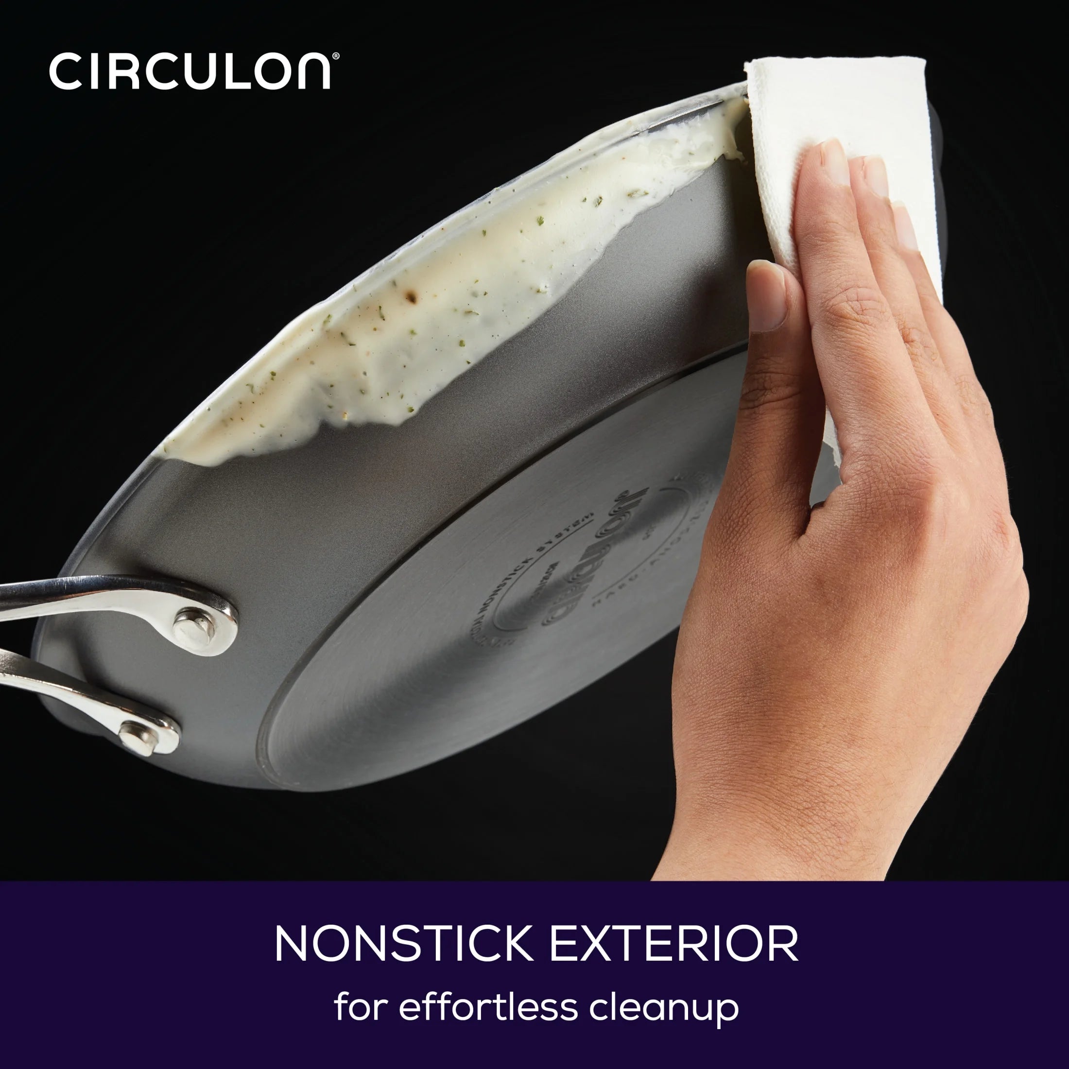 12 inch Hard-Anodized Nonstick Deep Frying Pan with Lid W542313