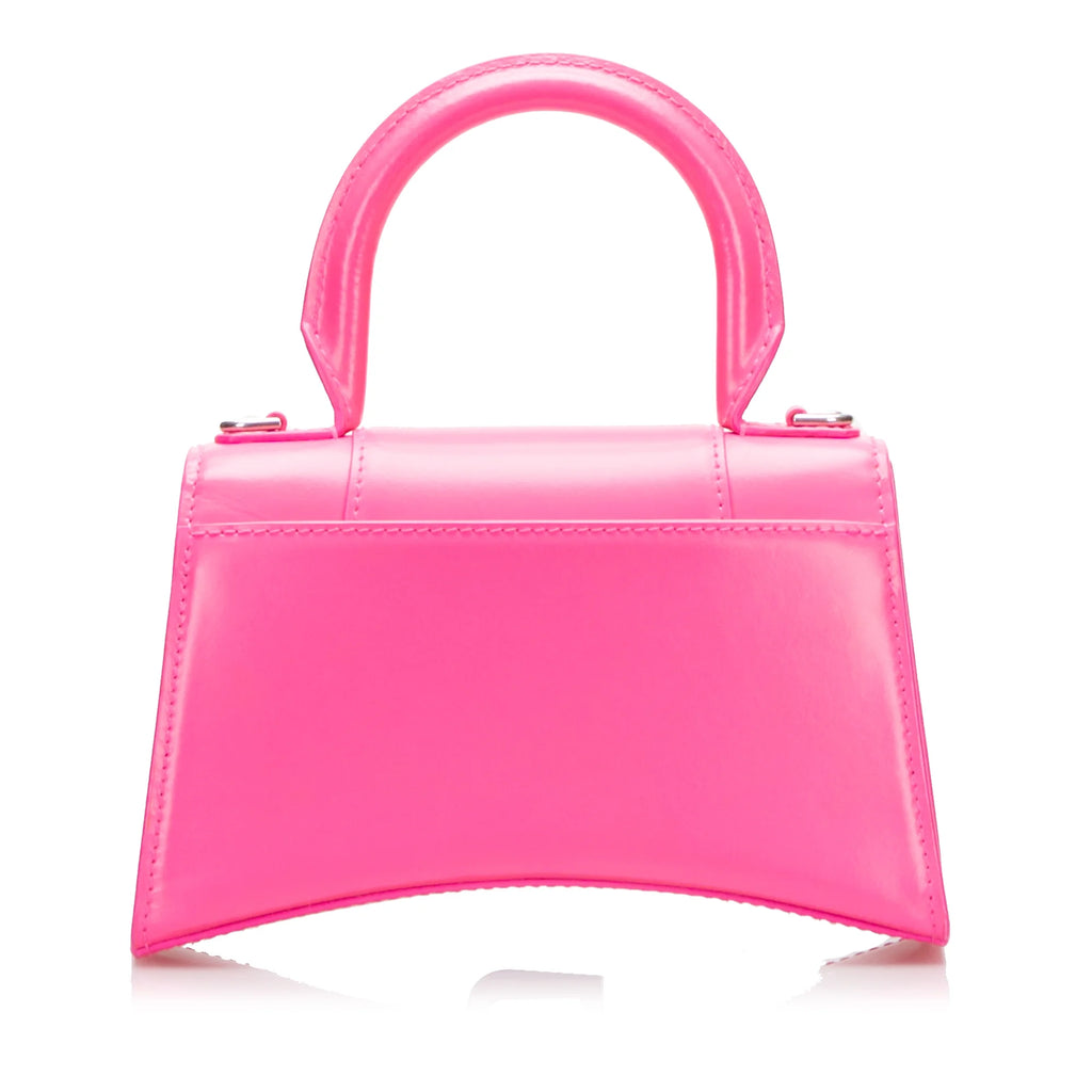 Pink Calf Leather Satchel N8969