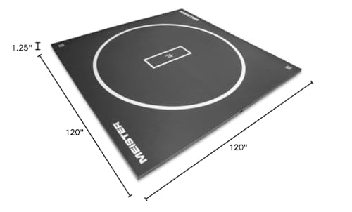 Wrestling Mat 10x10ft Roll-Up for Home Gym Training N17570