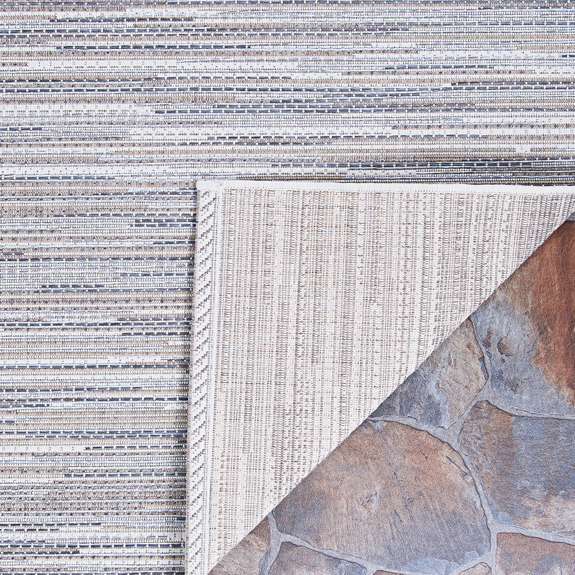Indoor/Outdoor Area Rug, 3'9" x 5'5", Taupe-Champagne H9197