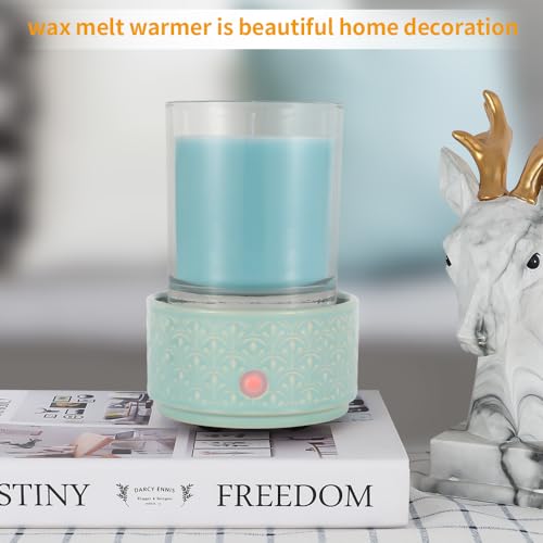 Ceramic Wax Melt Warmer - 3-in-1 Electric Wax Warmer for Scented Wax Tarts and Essential Oils J77481