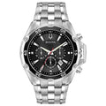 Bulova Men's Classic Sport Stainless Steel 6-Hand Chronograph Quartz Watch