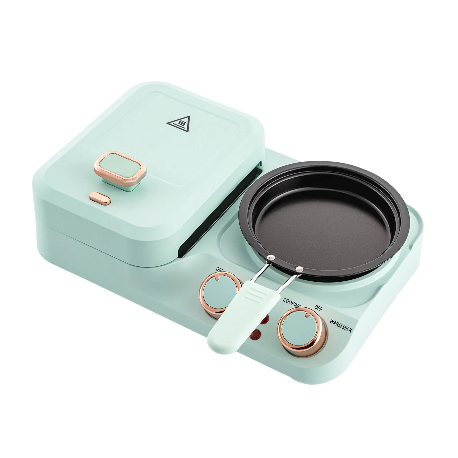 3 in 1 Breakfast Station with Frying Pan and Non-stick Plate N4833