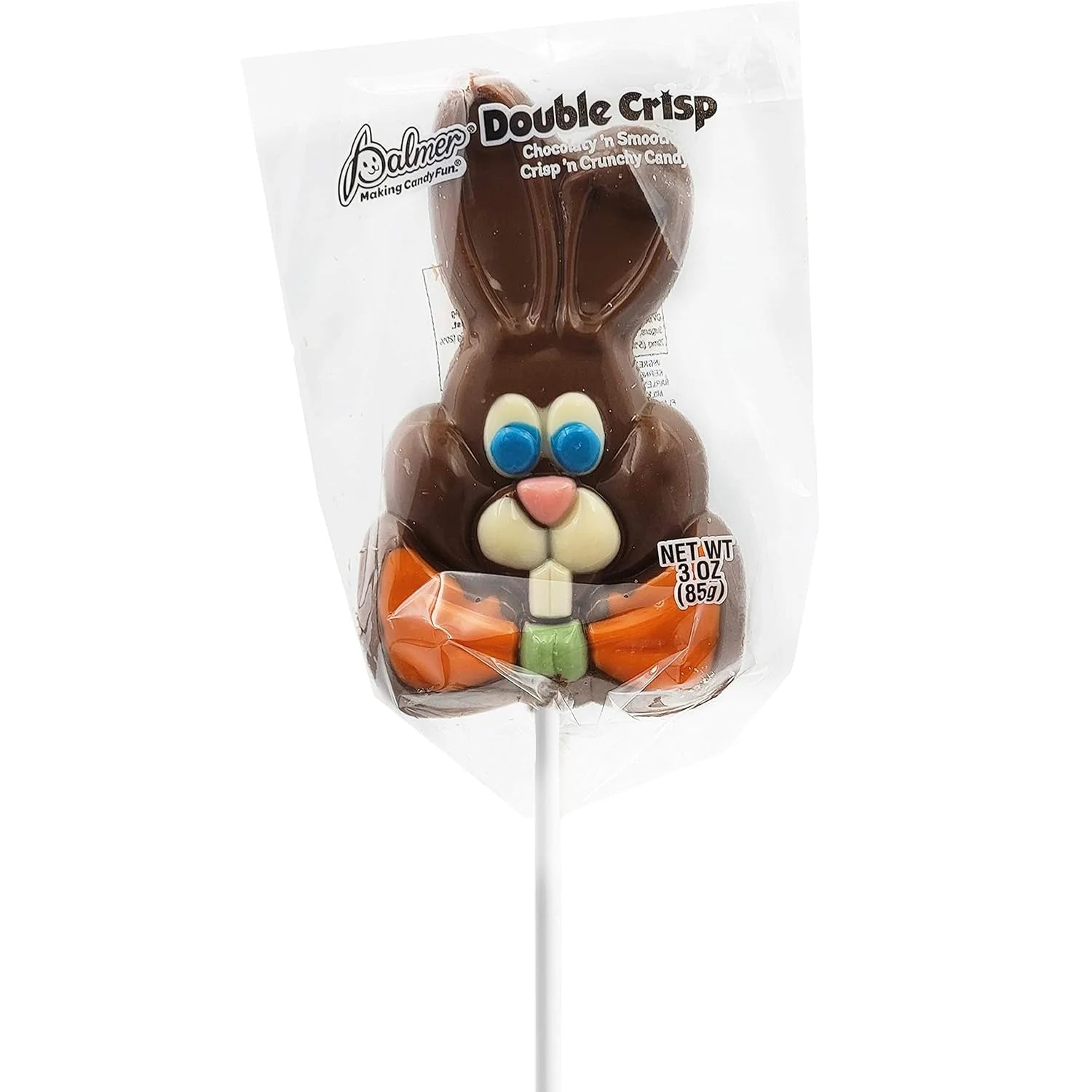 Easter Bunny Chocolate Lollipop, Individually Wrapped, 3oz Z120924
