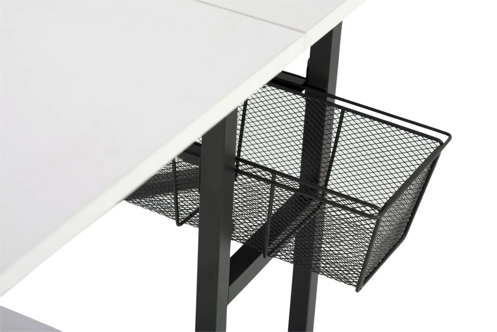 Mobile Fabric Cutting Table with Storage 30" H S462792