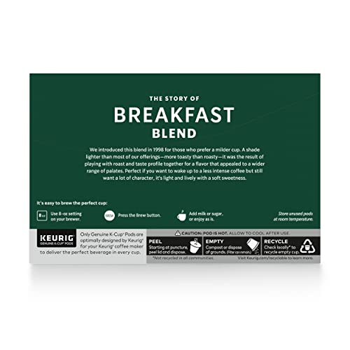 Coffee Pods, Medium Roast, Breakfast Blend, 10 Count D1964