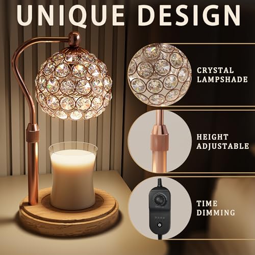 Candle Warmer Lamp with Timer, Adjustable Height and Dimmable V61695