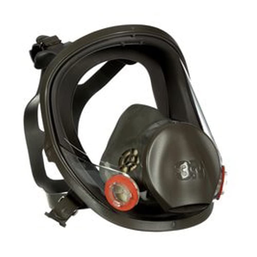 Reusable Full Face Mask Respirator, Grey, Medium L611979