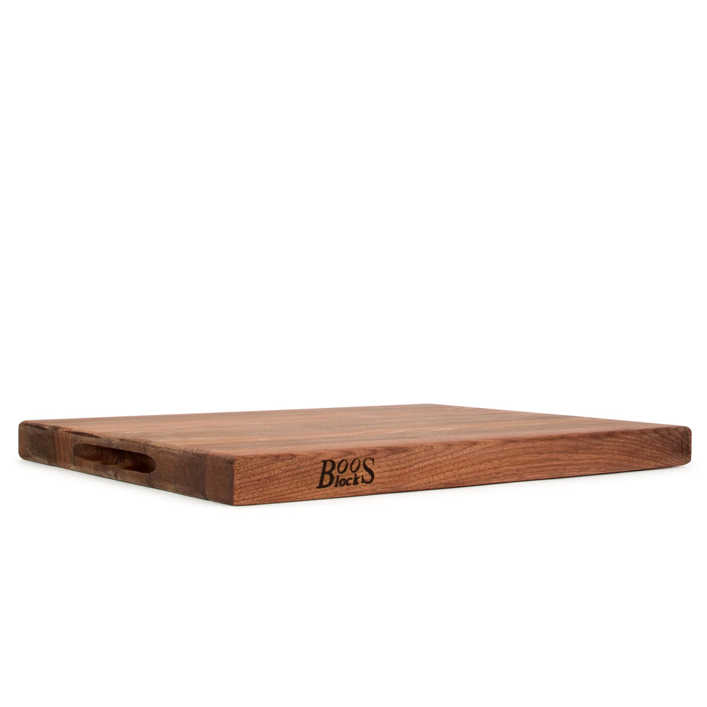Walnut Wood Edge Grain Reversible Cutting Board, 20" x 15" x 1.5" C158167