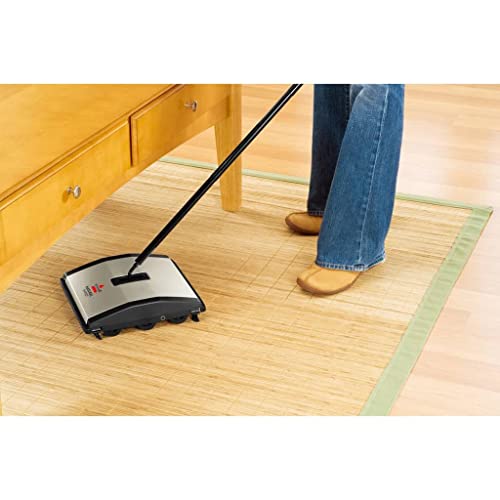 Carpet and Floor Sweeper with Dual Rotating Brushes and Corner Edge Brushes T951668