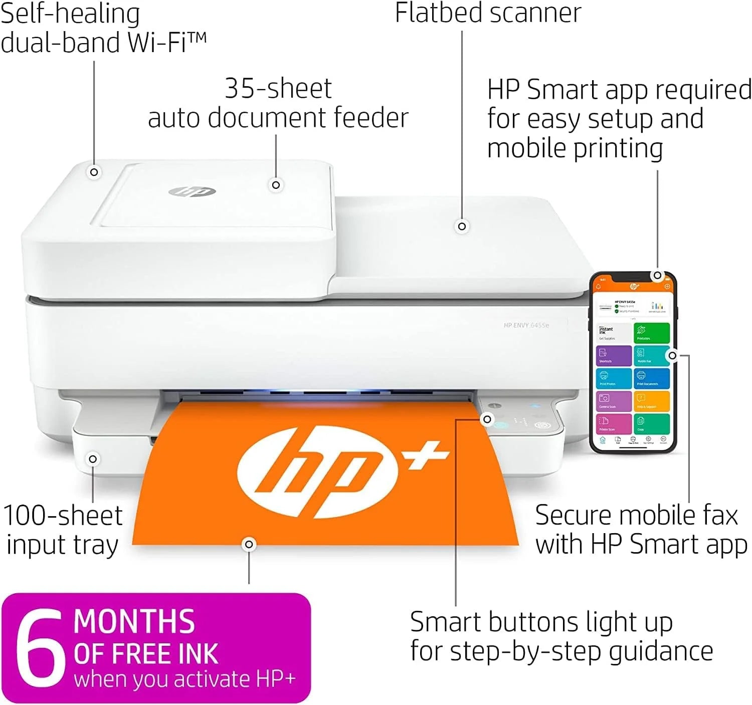 Wireless Color All-in-One Printer, Refurbished Q3580