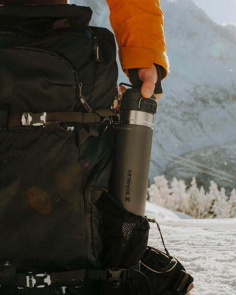 Insulated Stainless Steel Water Bottle 36 oz with Push Button Lid A883