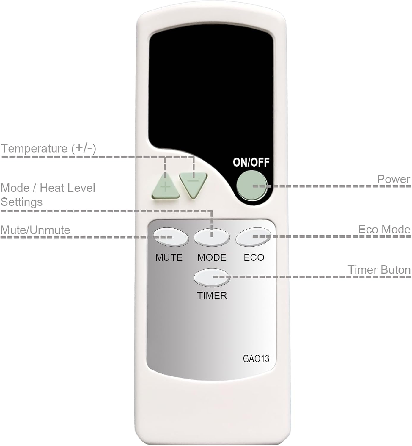 Replacement Remote Control for Oil Filled Space Heater I797