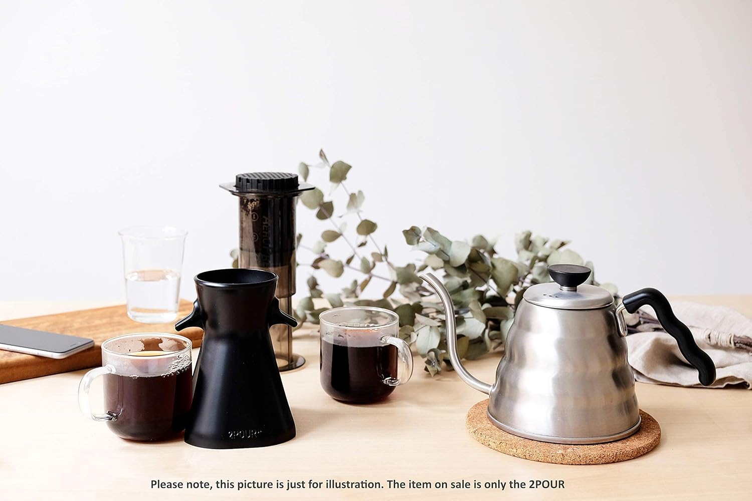 Dual Press Accessory for Aeropress Coffee Maker H991