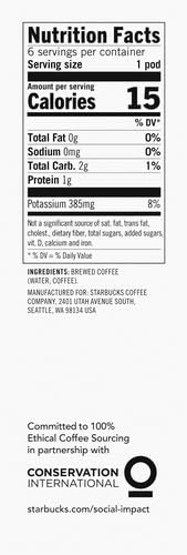 Cold Brew Coffee, Caramel Flavored, Single-Serve Concentrate Pods, 36 capsules G8646
