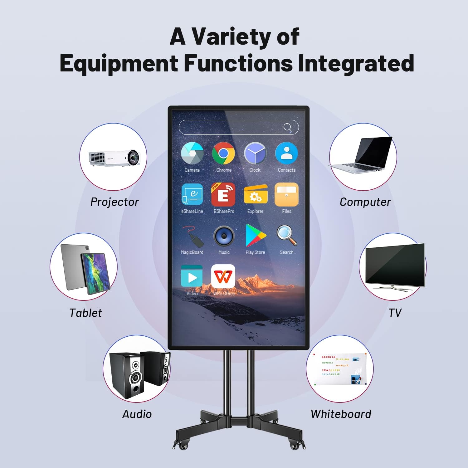 49 Inch Digital Whiteboard for Classroom with Screen Mirroring V764289