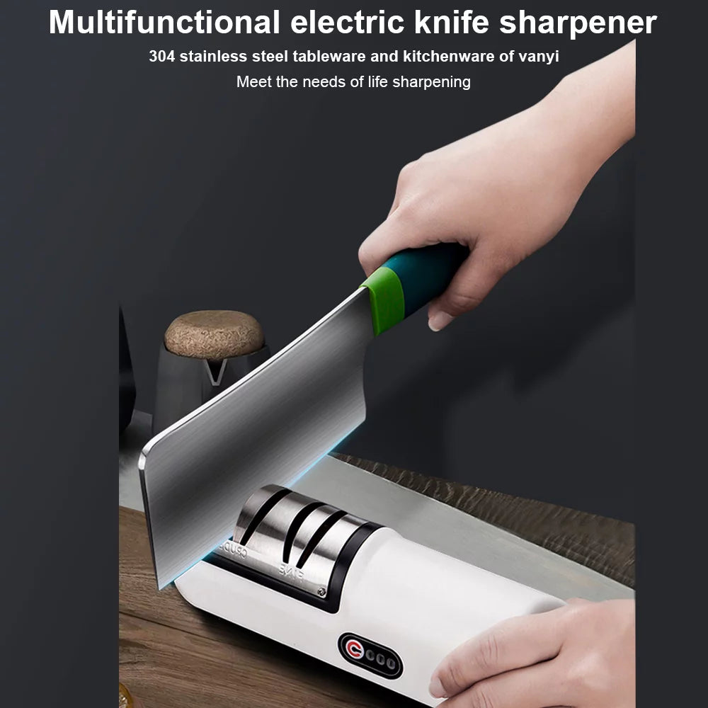 Electric Knife Sharpener 3 Speed Sharpening System T80211