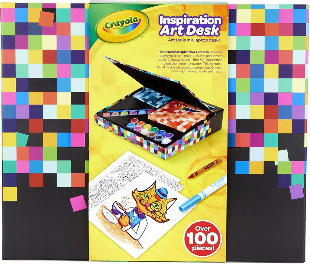 Art Desk with 100-Piece Art Set for Kids Ages 4-8 B667753