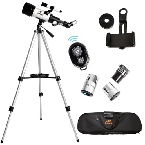70mm Aperture 400mm AZ Mount Refracting Telescope for Kids Beginners U42828
