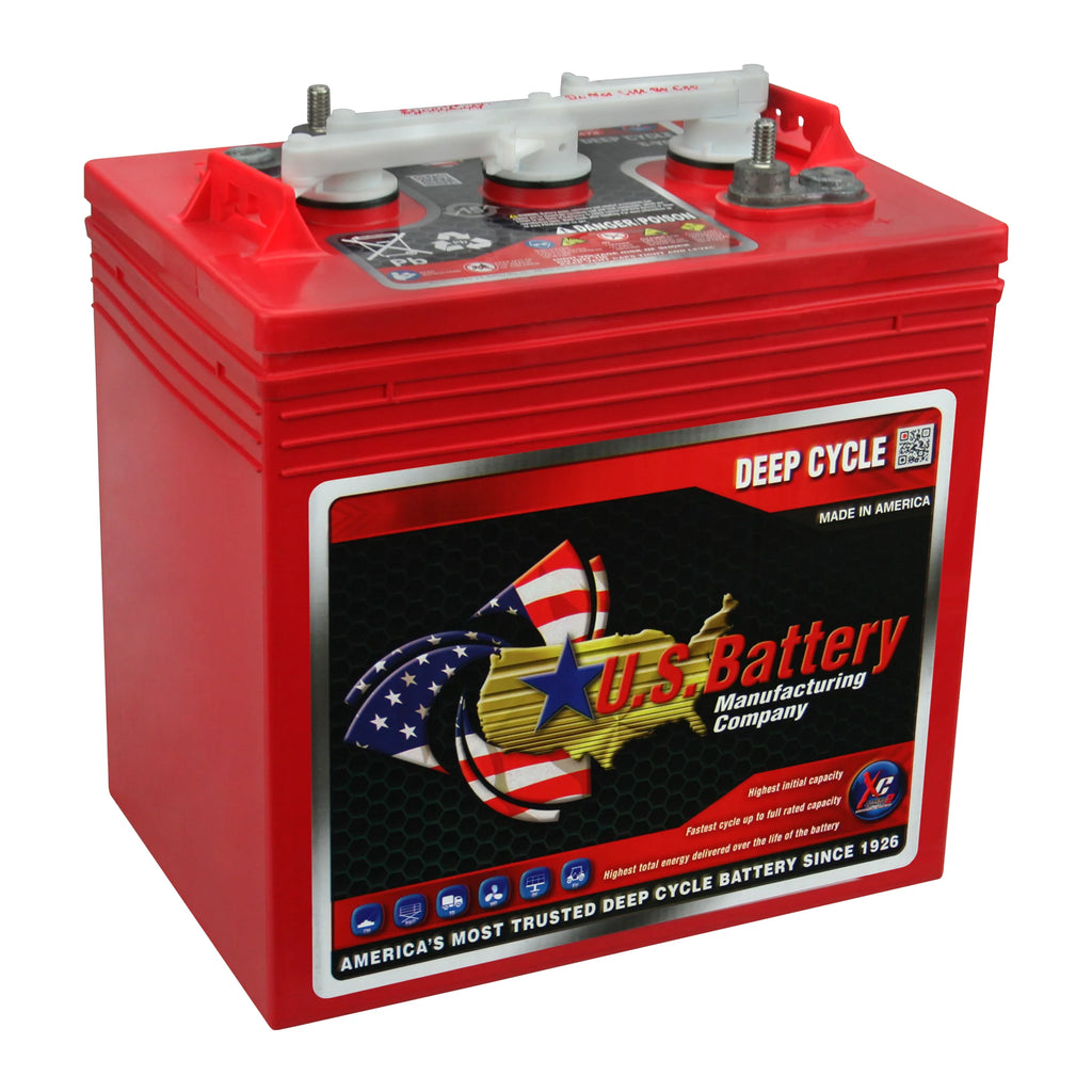 6V Deep Cycle Battery for Golf Cart, Solar, Marine, RV and Industrial Use - 4 Pack U61563