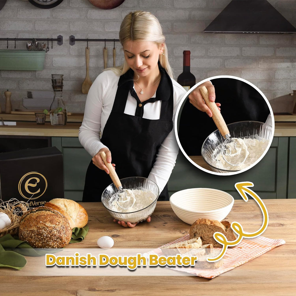 Sourdough Proofing Basket - Round 9 Inch Bread Baking Tool C8648