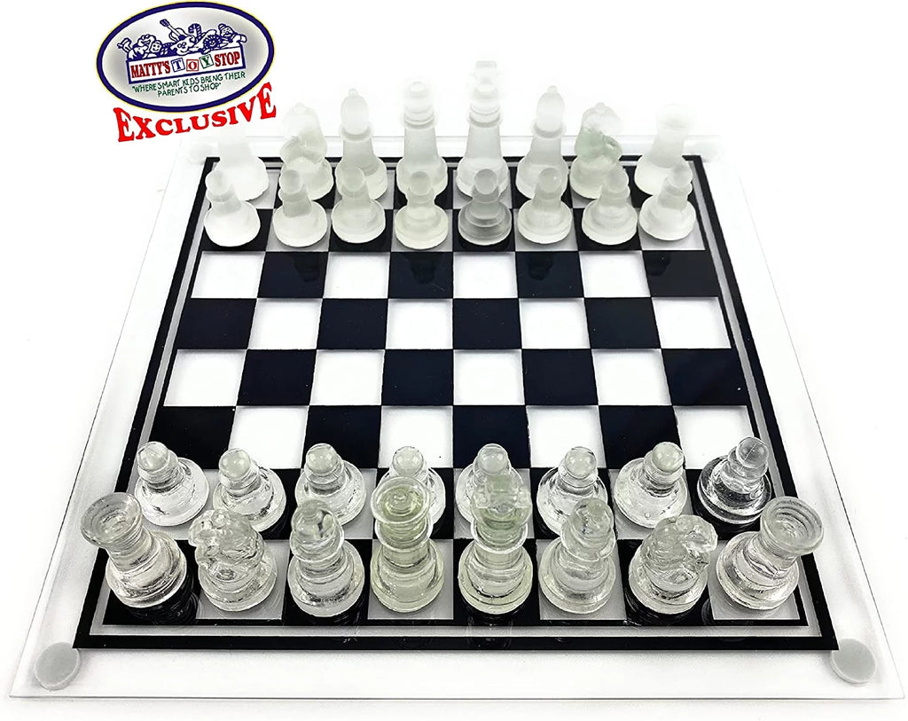 Glass Chess Set Small W817