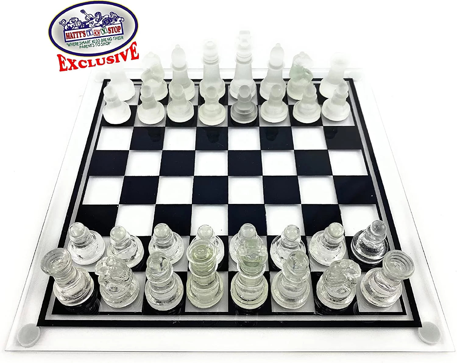 Glass Chess Set Small W817