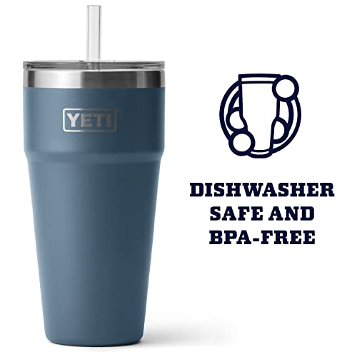 26 oz Vacuum Insulated Stainless Steel Straw Cup B223598