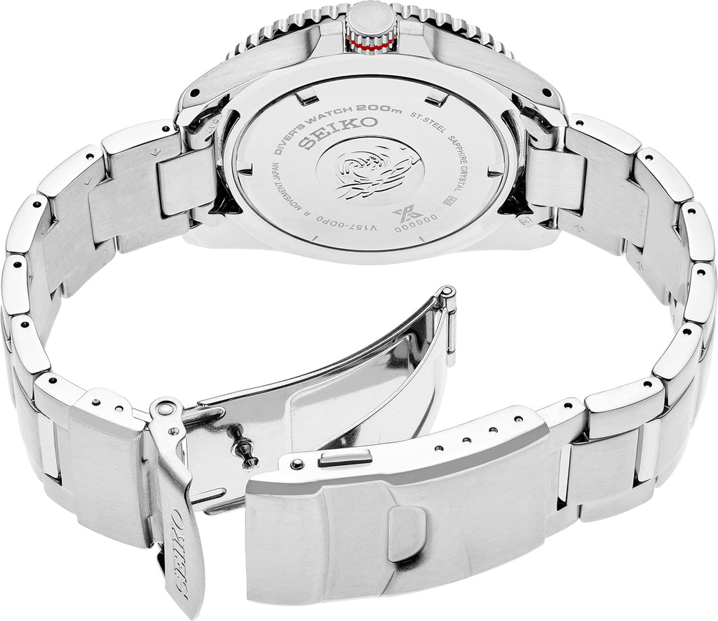 Men's Solar Dive Watch - Black Dial, Stainless Steel, 200M Water Resistant R29444