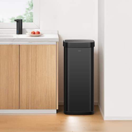 Touchless Motion Sensor Trash Can, 13.2 Gallon, Brushed Stainless Steel K748461