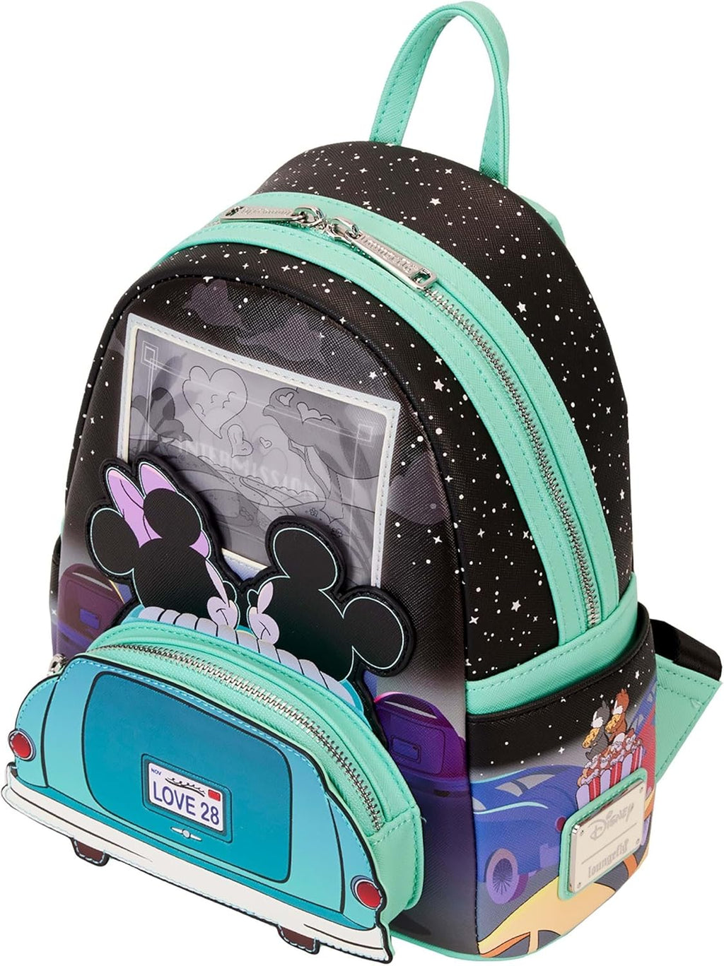 Mickey & Minnie Date Night Drive-In Lenticular Mini Backpack C658943