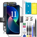 for iPhone 11 Screen Replacement,LCD Display 3D Touch Digitizer Assembly,Compatible with iPhone 11 Screen Replacement 6.1 inch (Model A2111, A2223, A2221) with Repair Tools and Screen Protector
