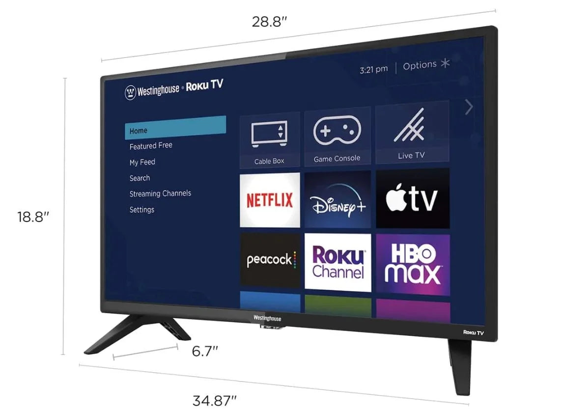 24" 720p LED Roku Smart TV (Refurbished) D577590